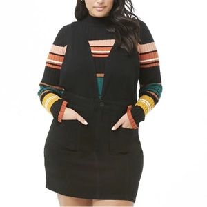 0x pinafore overall denim skirt 🖤